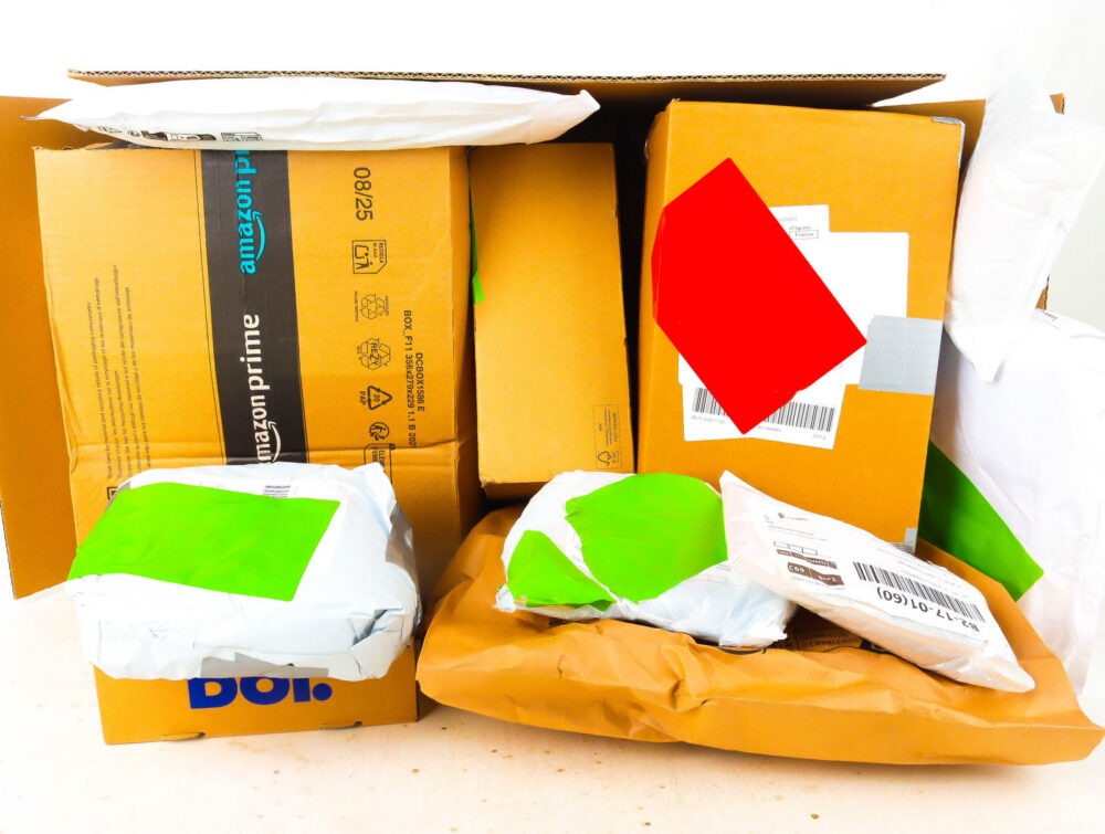 XL Doos met Verloren Postpakketten
