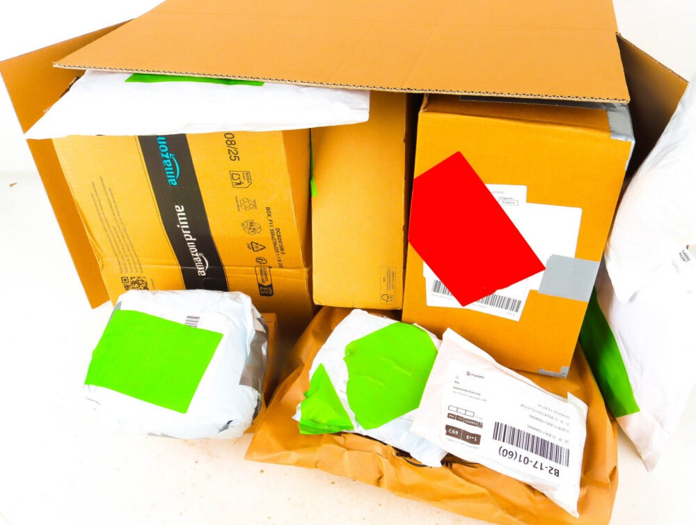 XL Doos met Verloren Postpakketten