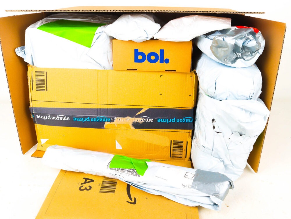 XL Doos met Verloren Postpakketten