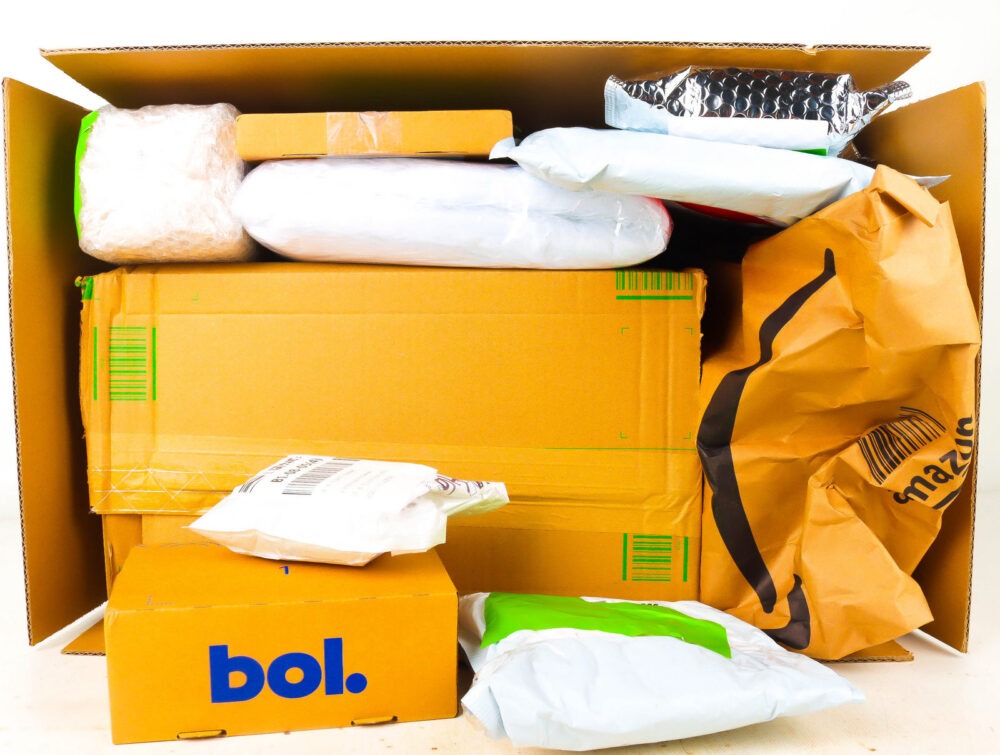 XL Doos met Verloren Postpakketten