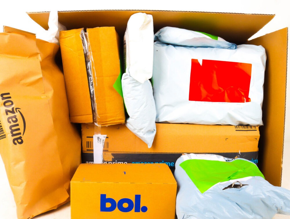 XL Doos met Verloren Postpakketten