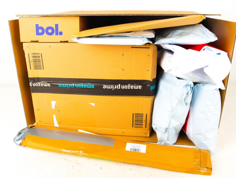 XL Doos met Verloren Postpakketten