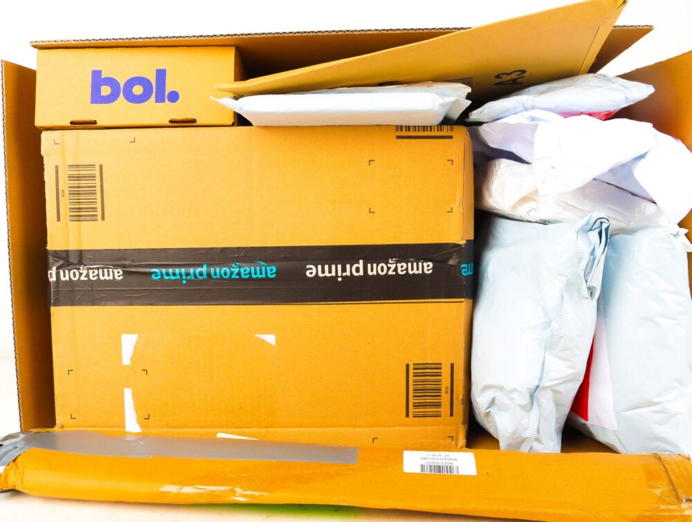XL Doos met Verloren Postpakketten