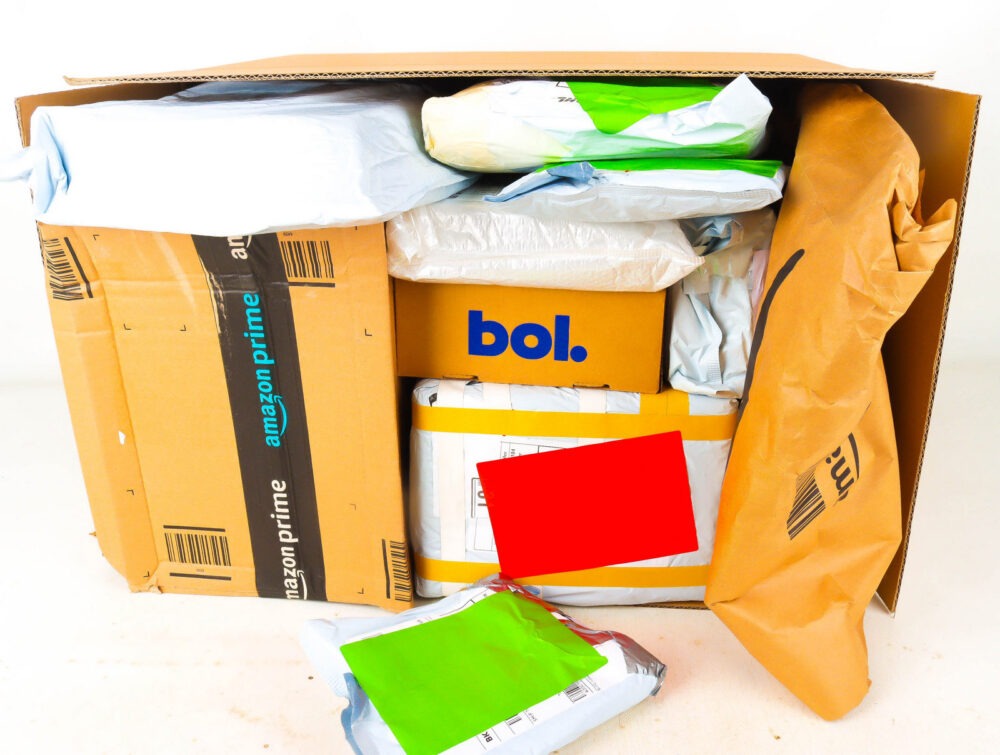 XL Doos met Verloren Postpakketten