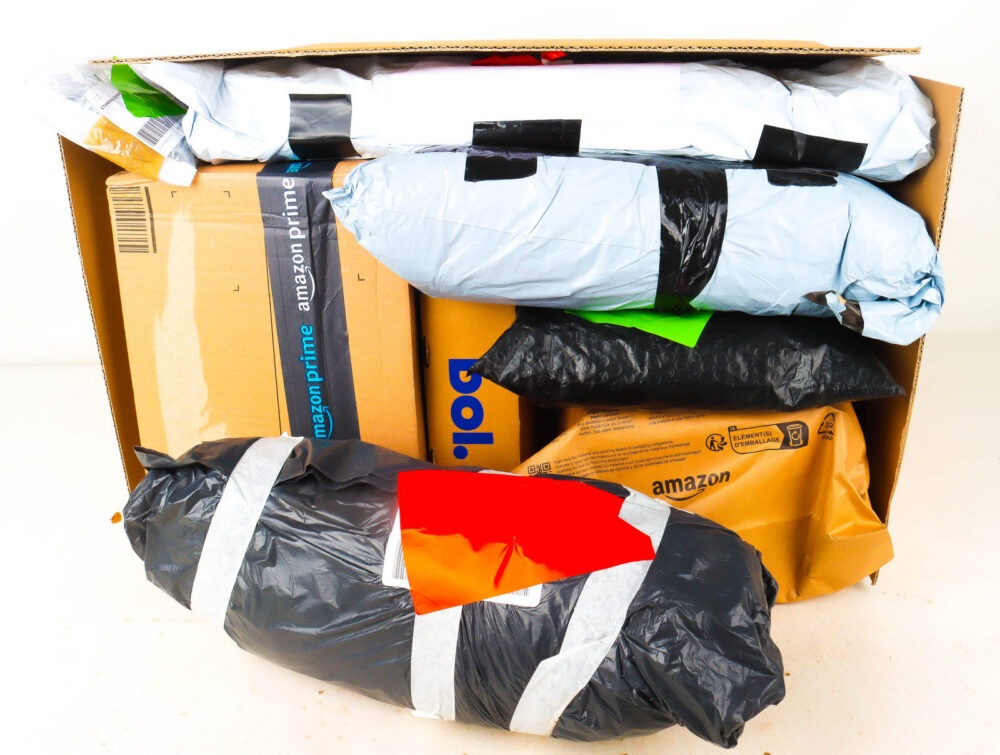 XL Doos met Verloren Postpakketten