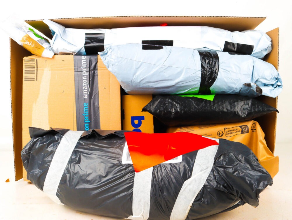 XL Doos met Verloren Postpakketten