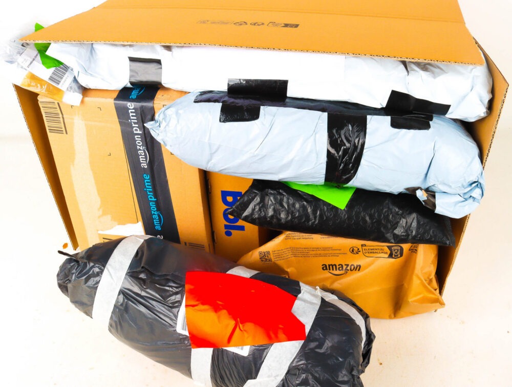 XL Doos met Verloren Postpakketten
