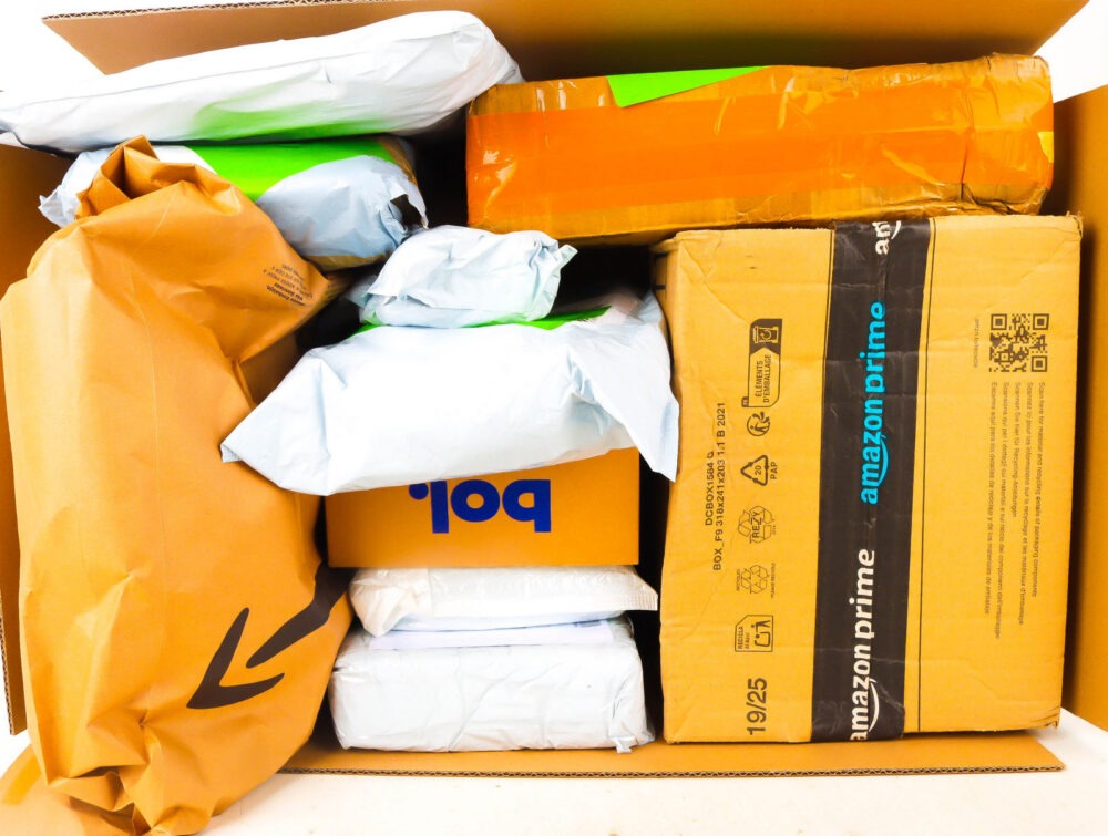 XL Doos met Verloren Postpakketten