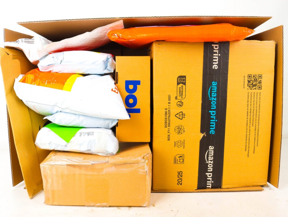 XL Doos met Verloren Postpakketten