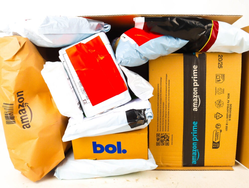 XL Doos met Verloren Postpakketten