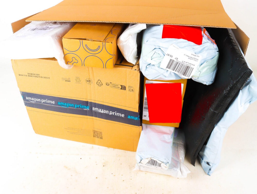 XL Doos met Verloren Postpakketten