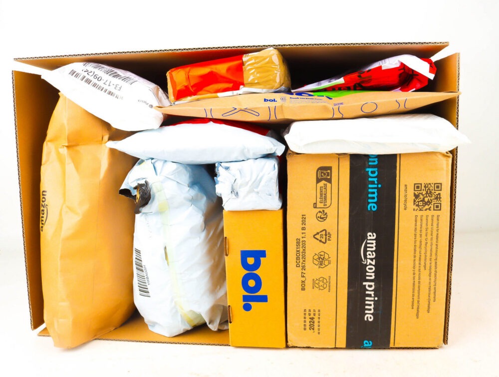 XL Doos met Verloren Postpakketten