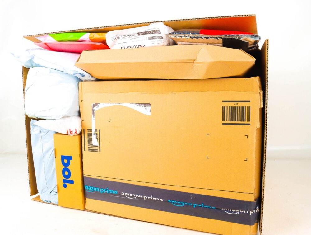 XL Doos met Verloren Postpakketten
