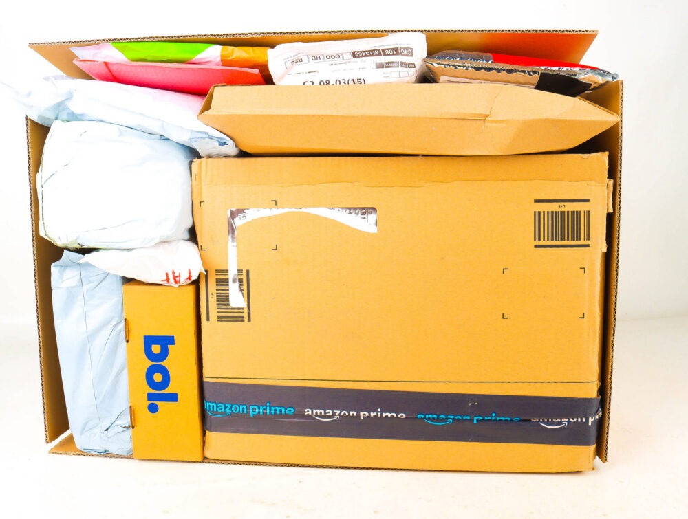 XL Doos met Verloren Postpakketten