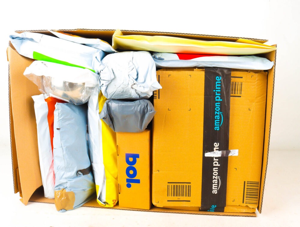 XL Doos met Verloren Postpakketten