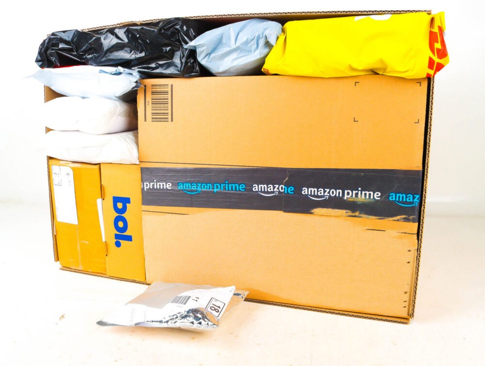 XL Doos met Verloren Postpakketten