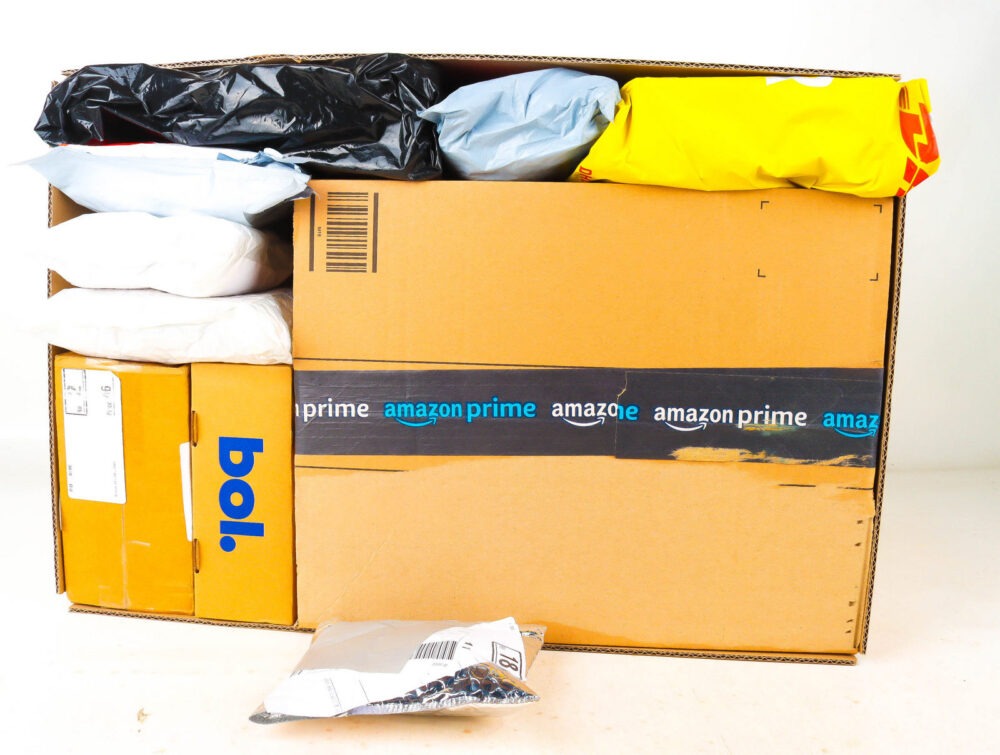XL Doos met Verloren Postpakketten
