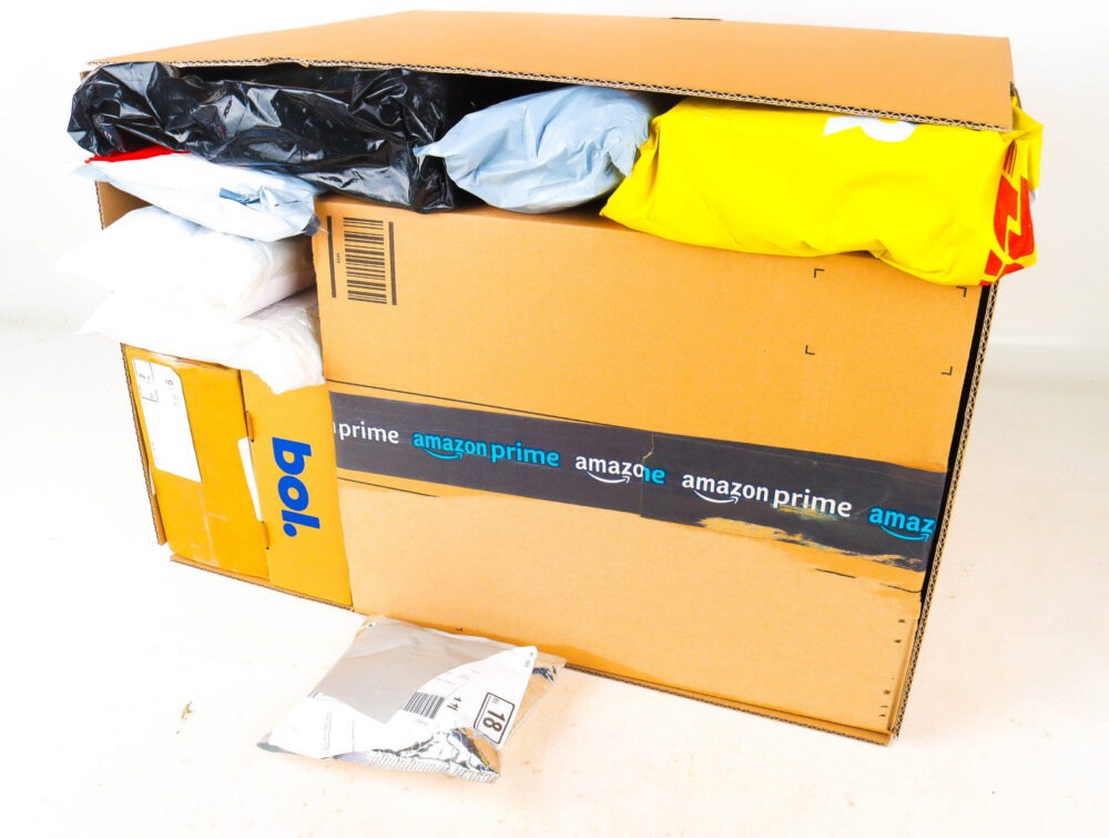 XL Doos met Verloren Postpakketten