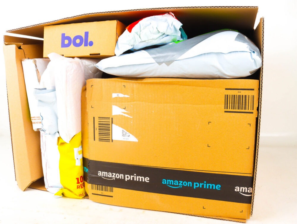 XL Doos met Verloren Postpakketten