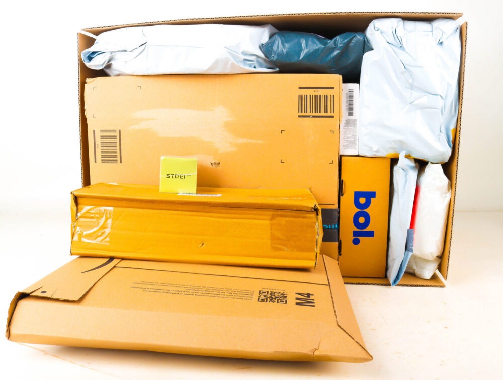 XL Doos met Verloren Postpakketten