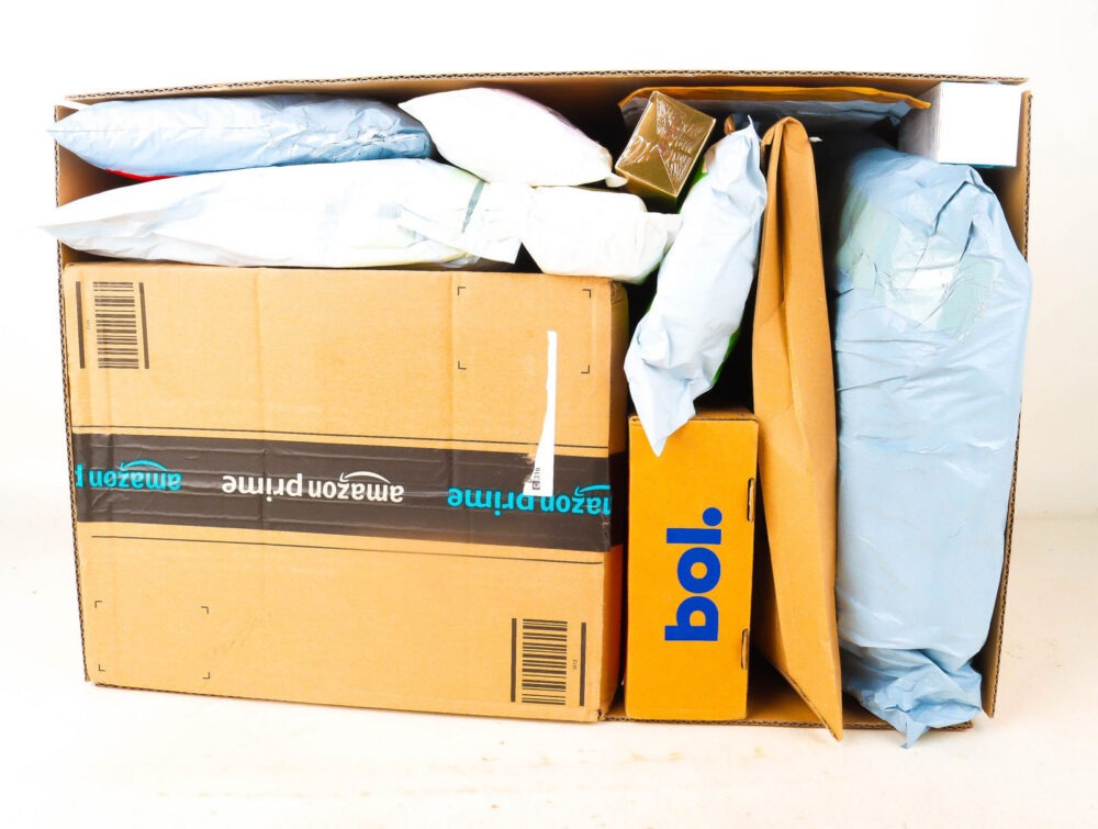XL Doos met Verloren Postpakketten