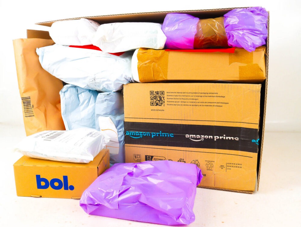 XL Doos met Verloren Postpakketten
