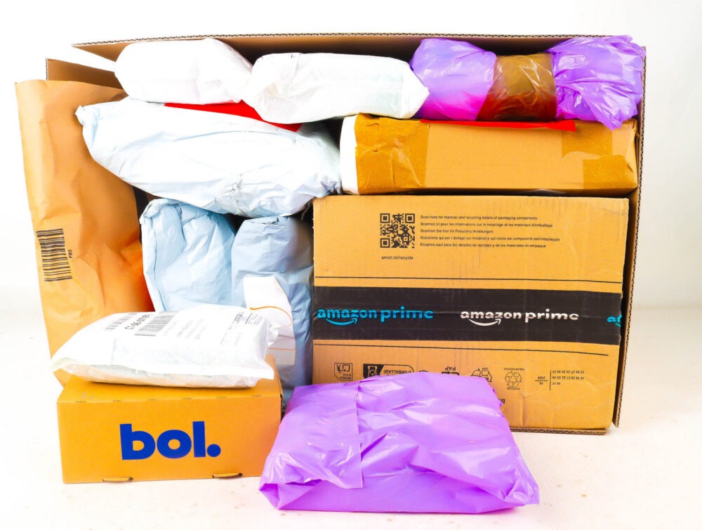 XL Doos met Verloren Postpakketten