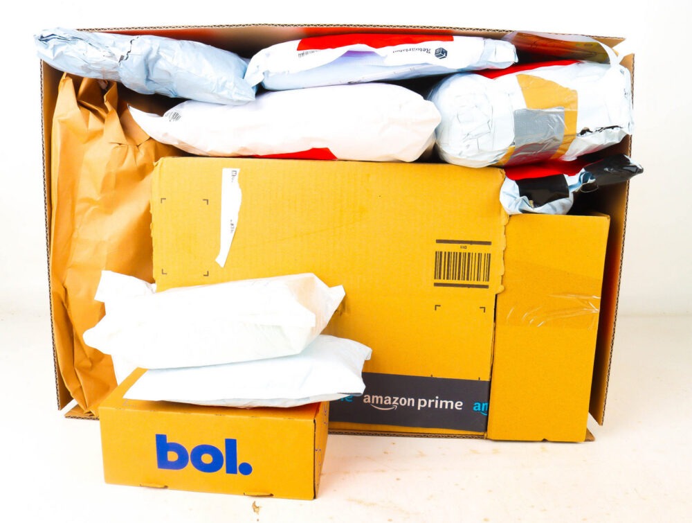 XL Doos met Verloren Postpakketten