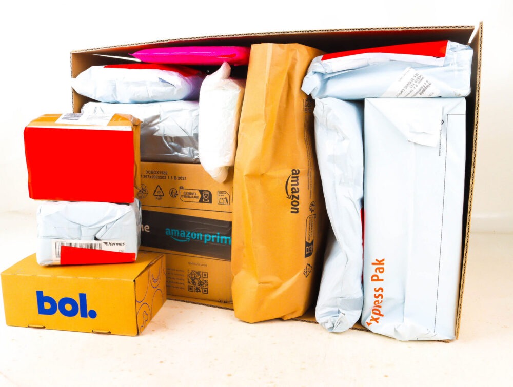 XL Doos met Verloren Postpakketten