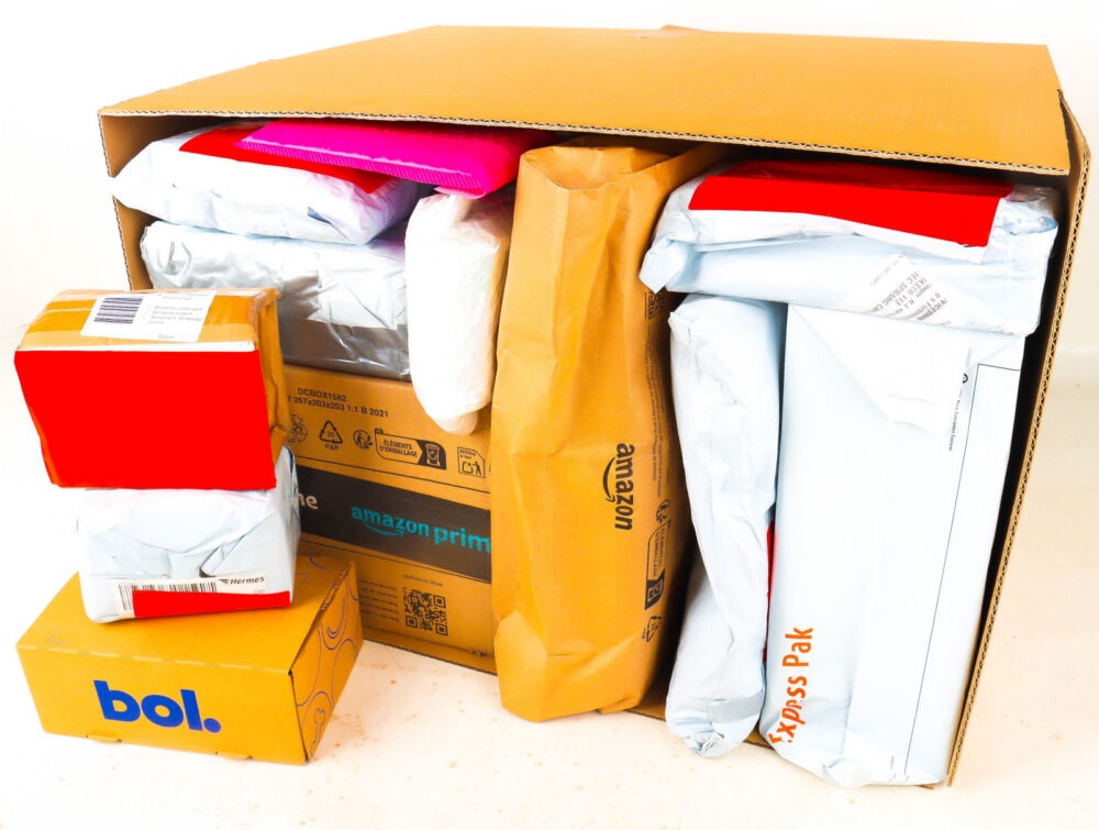 XL Doos met Verloren Postpakketten