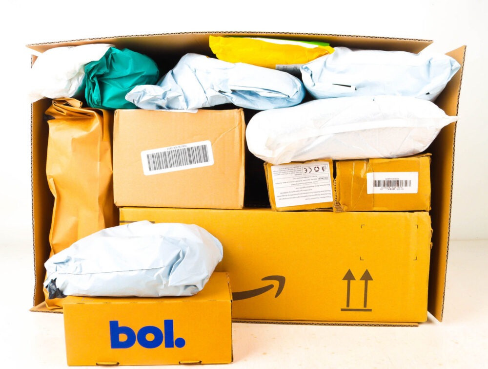 XL Doos met Verloren Postpakketten