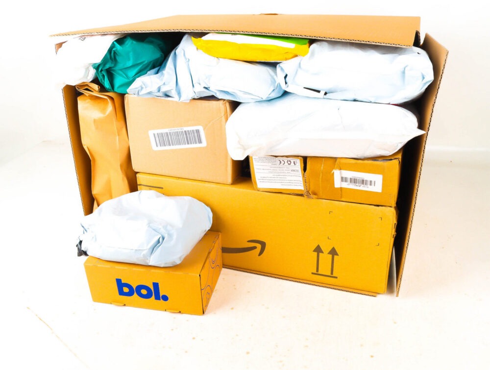 XL Doos met Verloren Postpakketten