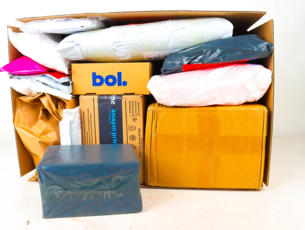 XL Doos met Verloren Postpakketten