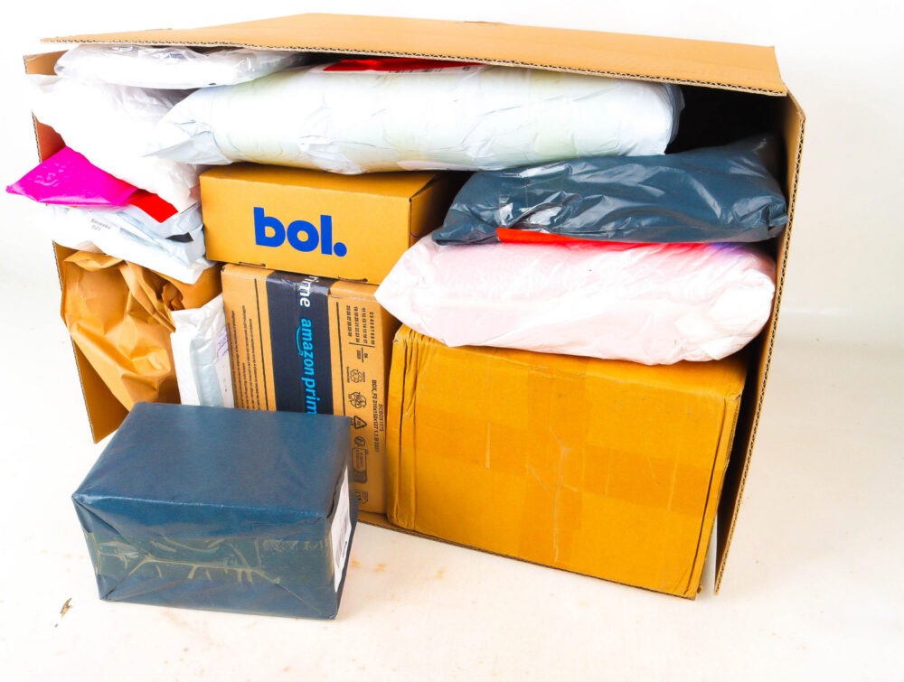XL Doos met Verloren Postpakketten