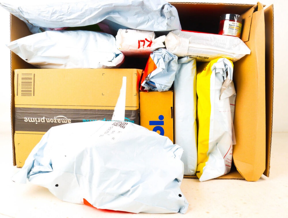 XL Doos met Verloren Postpakketten