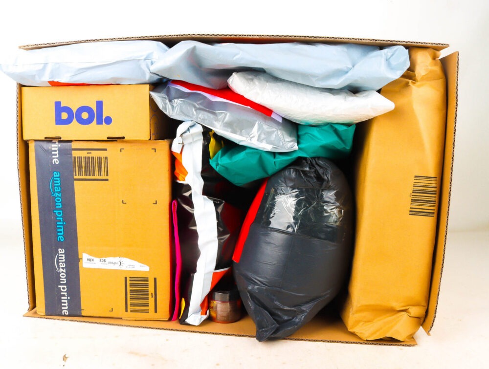 XL Doos met Verloren Postpakketten