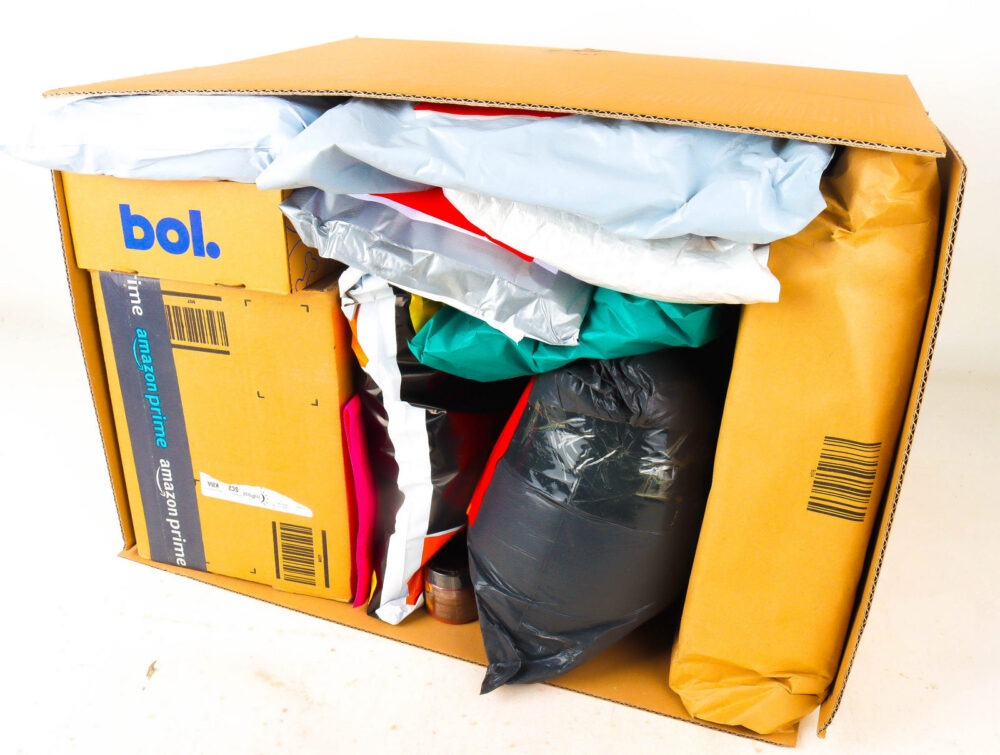 XL Doos met Verloren Postpakketten