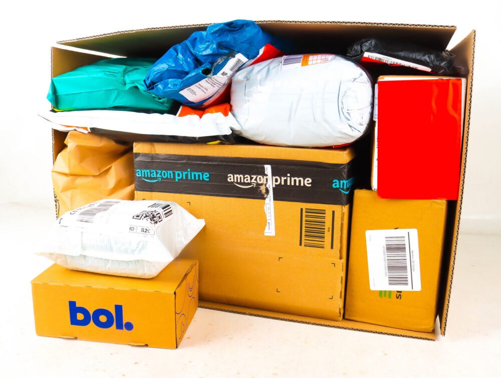 XL Doos met Verloren Postpakketten