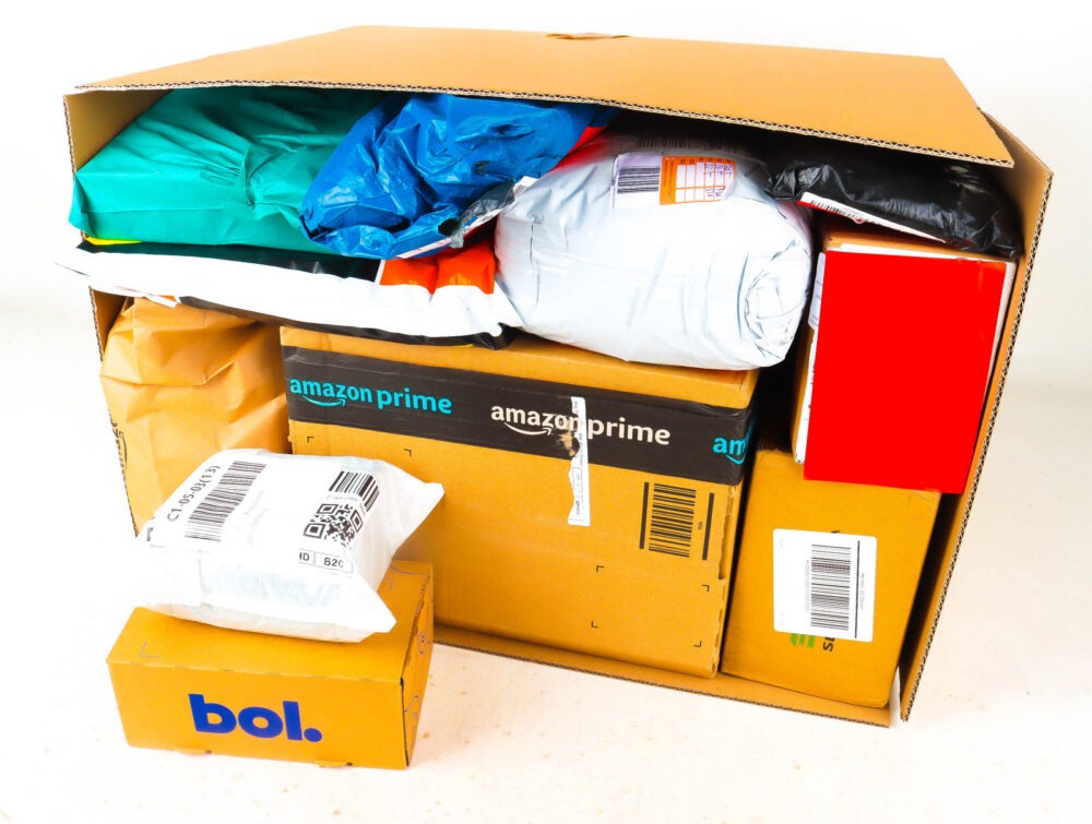 XL Doos met Verloren Postpakketten
