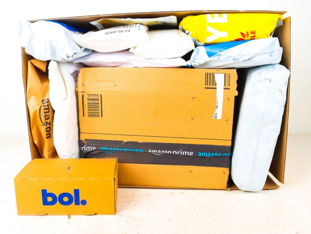 XL Doos met Verloren Postpakketten