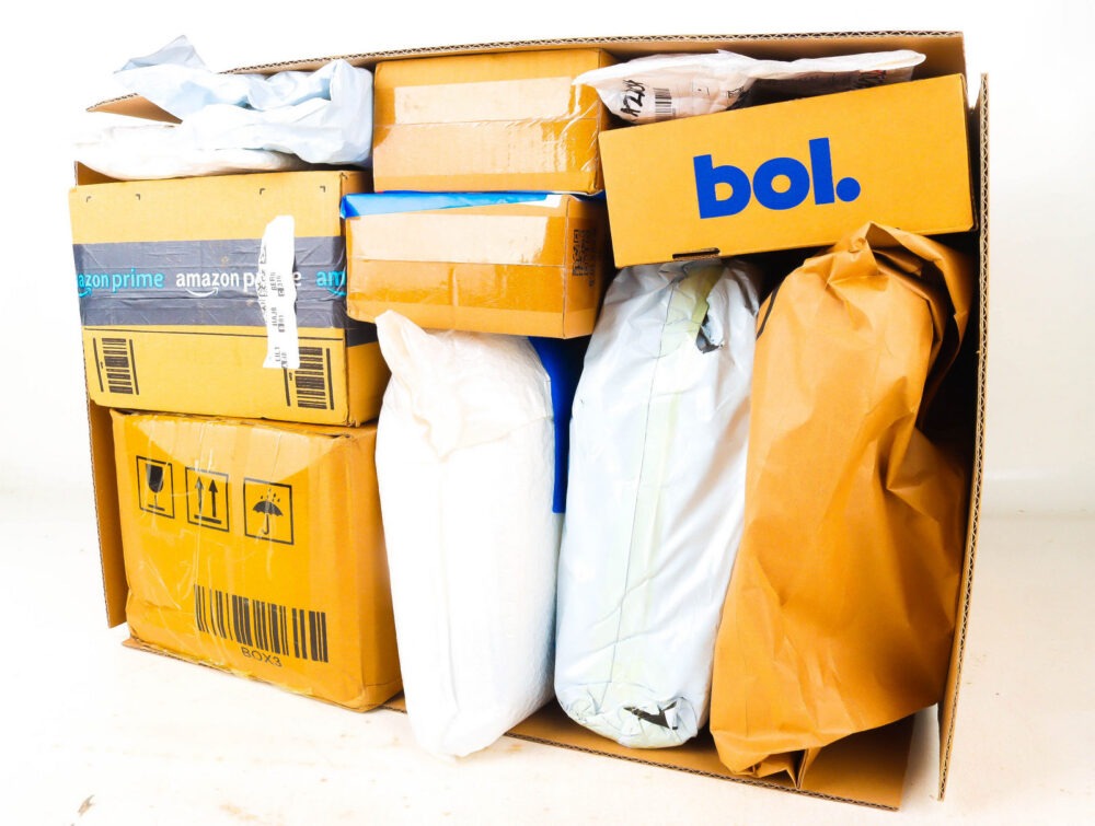 XL Doos met Verloren Postpakketten