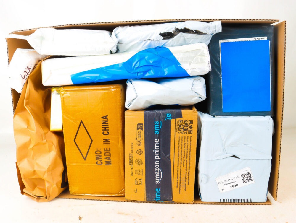 XL Doos met Verloren Postpakketten