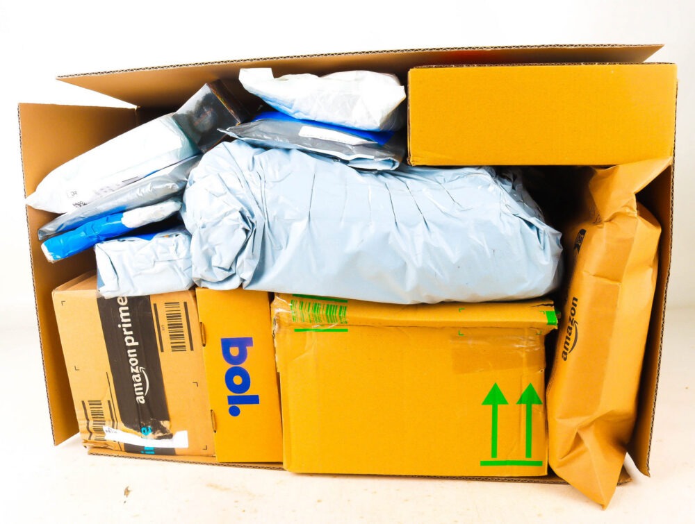 XL Doos met Verloren Postpakketten