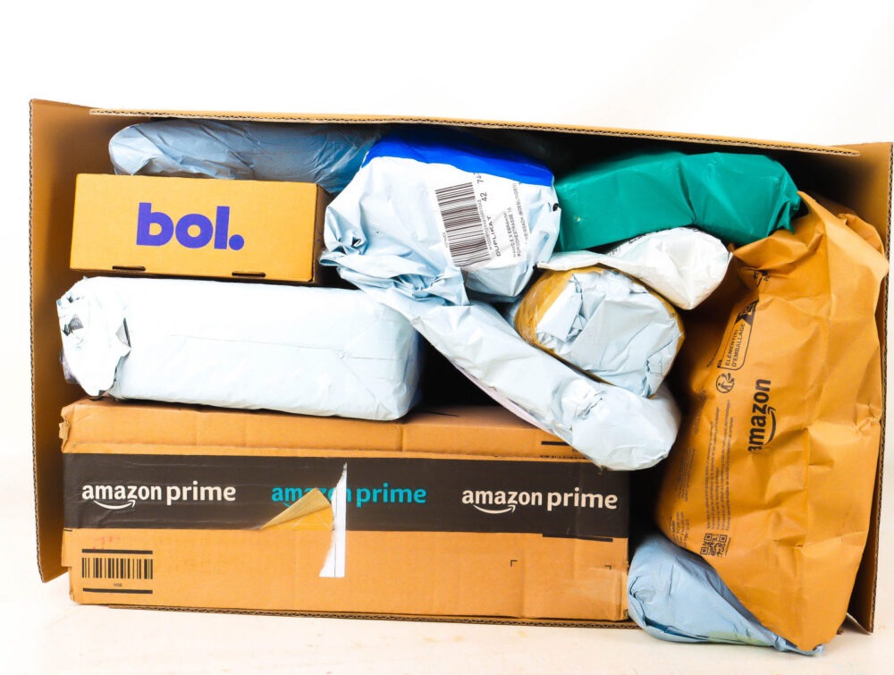 XL Doos met Verloren Postpakketten