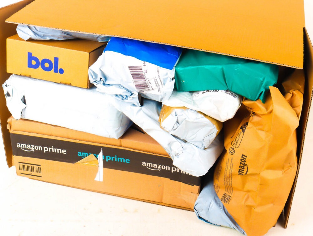 XL Doos met Verloren Postpakketten