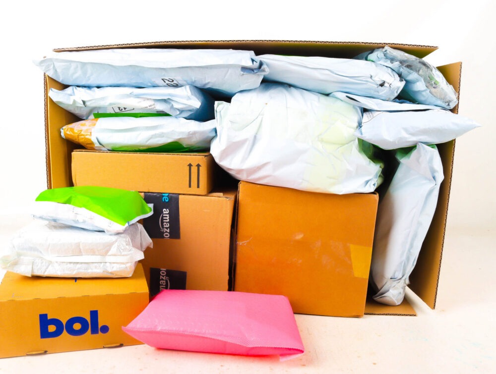 XL Doos met Verloren Postpakketten