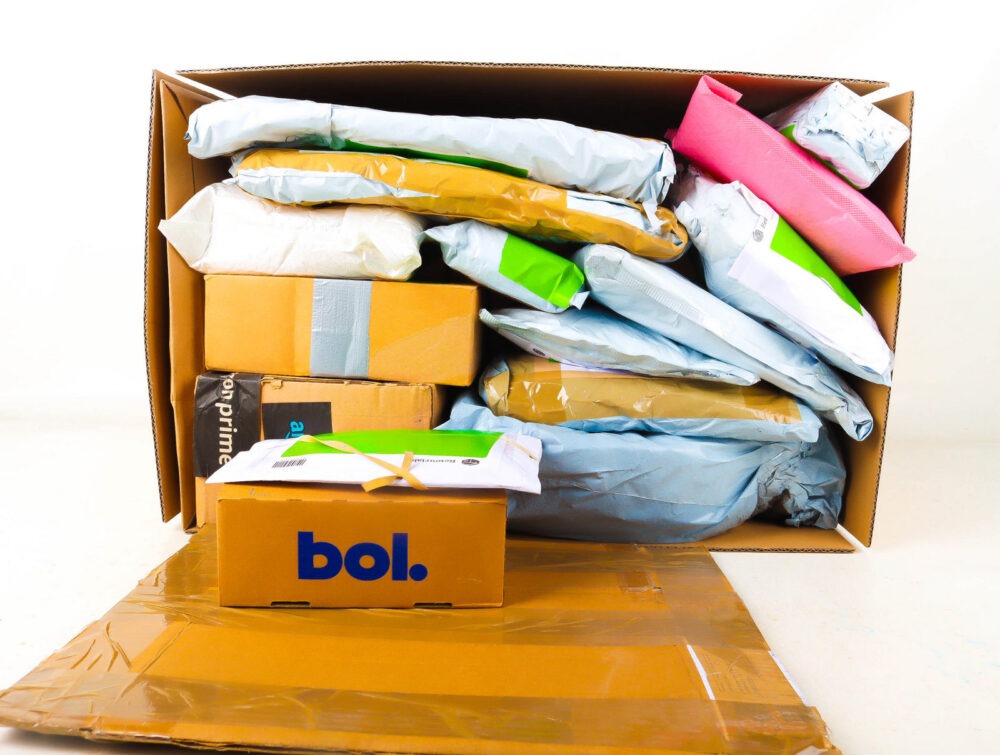 XL Doos met Verloren Postpakketten