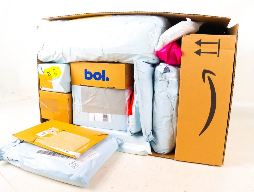 XL Doos met Verloren Postpakketten