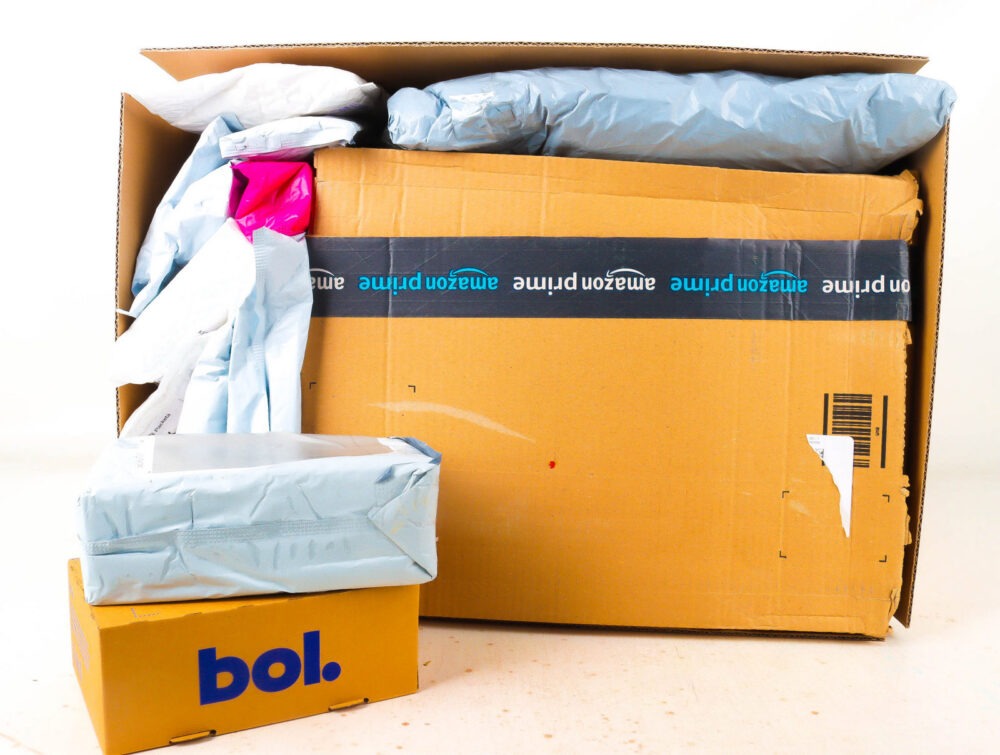 XL Doos met Verloren Postpakketten