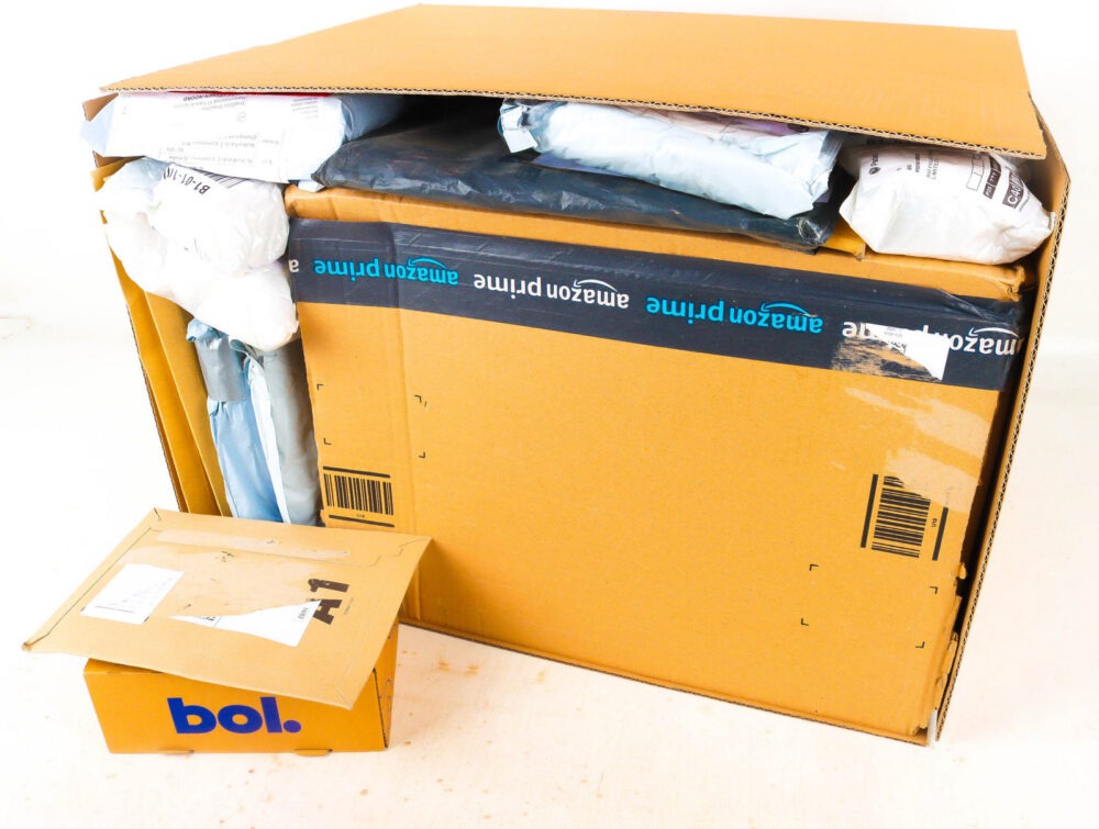 XL Doos met Verloren Postpakketten